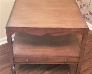 Lot #44  Kittinger lamp table with drawer