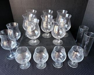 https://ctbids.com/#!/description/share/422412 2 Tumblers, 4 Brandy, 2 Poco and 8 Beer Glasses.

