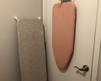 $10 one iron, $13 short ironing board And holder, $10 for long ironing board