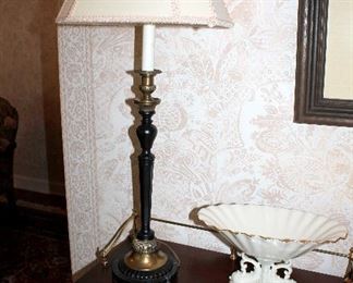 Heavy brass / marble lamps (2 of these)