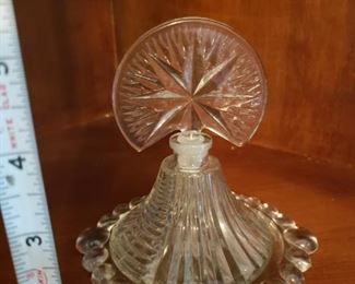 Lot 7 Vintage Perfume Bottle Ground Stopper With Underplate $25
