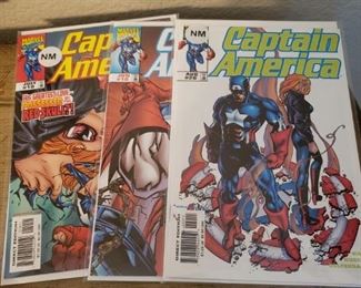 Lot 22 3 Near Mint Captain America Comics $6