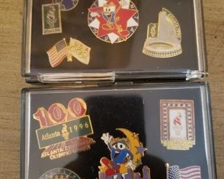 Lot 28 Lot of ten Atlanta Olympics Pins (Remember the bombing) $15