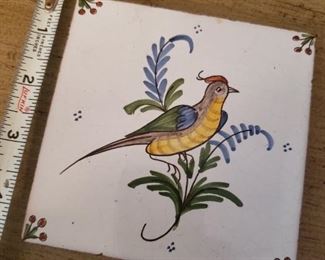 Lot 29 Antique French Tile 6x6 $5