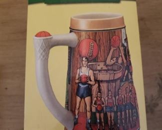 Lot 31 Budweiser Basketball Stein $10