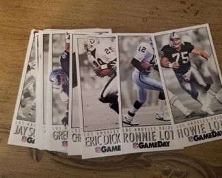 Lot 37 Oakland Raiders 20 Card Team Set $10
