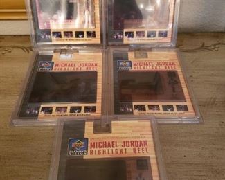 Lot 45 Rare 1997 Michael Jordan Upper Deck Diamond Vision Complete set of 5 $200