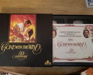 Lot 53 50th Anniversary Gone With The Wind VHS SET $10