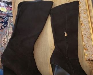 Lot 83 Fine Italian Suede Boots Davos Gomma Original price 595....Yours for $75