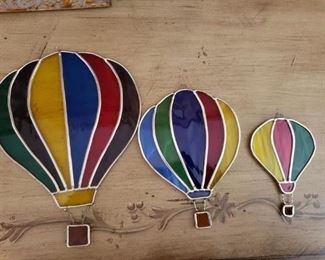 Lot 94 Stain Glass Hanging Balloons $10 all