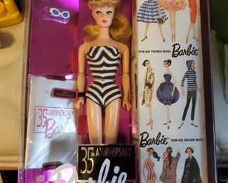 Lot 100 New in Box 35th Anniversary Barbie Doll $25