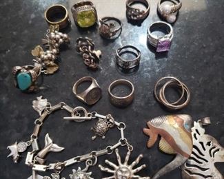 $200 Sterling Silver Jewelry Lot