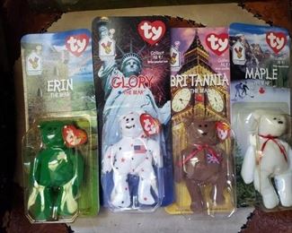 #149 RARE McDonalds Ty Beannie set with tag errors $200