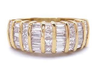 Amazing 1+ Carat Diamond Estate Ring in 14k Yellow Gold - $3450