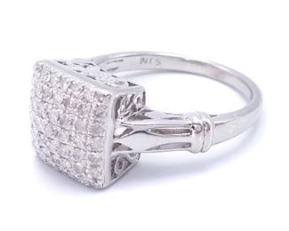 Ladies .60++ Carat Diamond Estate Ring
