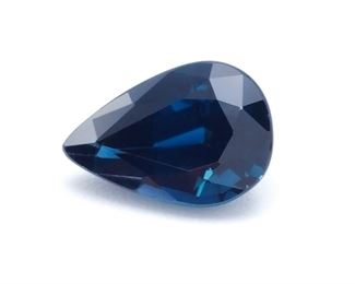 Spectacular 1.00 Carat Natural Blue Sapphire