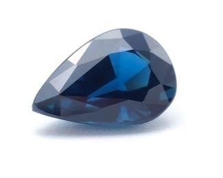 Spectacular 1.00 Carat Natural Blue Sapphire