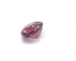 58 Carat Natural Zircon Gemstone; Round Cut