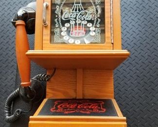 Working coca cola wall phone