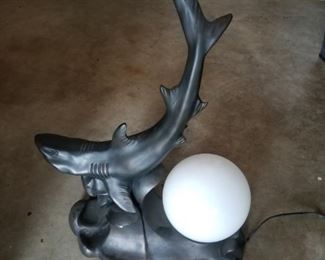Shark lamp