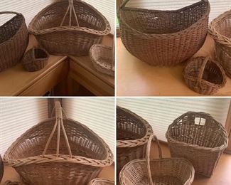 #82.     PENDING PAYMENT  $20
5pc Lot of baskets.