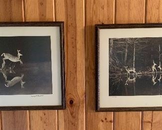 A-6.            PENDING PAYMENT.     $50
Pair Hobart V. Roberts prints
A Leap In The Dark
In The Silence Of The Wilderness
18”x15”