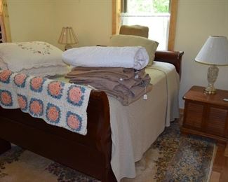 Antique FULL sized sleigh bed