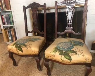 Early Victorian side chairs
