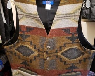 Men's Large Pendleton Wool Vest