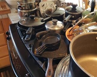 Cast Iron...RevereWare and other Pots and Pans