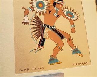 Harrison Begay Navajo - 'War Dance'