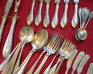 Napoleonic Pattern Sterling Silver Flatware