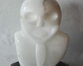 Marble Sculpture on Stand