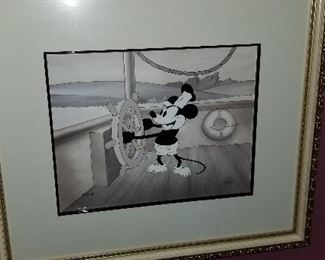 Steam Boat willie limited edition Cel Art $1100