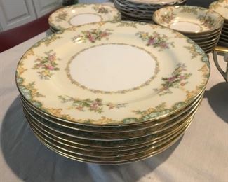 Vintage China Noritake Jasmine 
Dinner Plates 