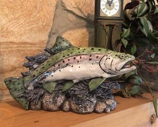 Speckled trout figurine