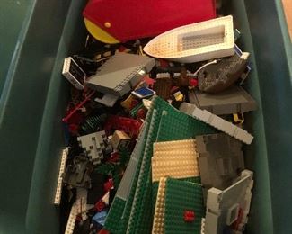 Sold Legos in tub in addition to others as shown.