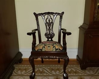 Reproduction Chippendale Style Child's Chair