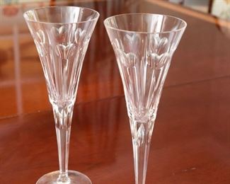 ITEM 21: Pair Waterford Millennium Toasting Flutes "Love" pattern $65
Mint condition