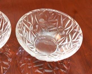 ITEM 24: Pair of Tiffany & Co. crystal 6" bowls $30