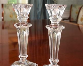 ITEM 22: Waterford candlesticks  $45