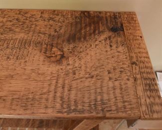 ITEM 76: Reclaimed Wood Console Table $95
39" wide, 12.5" deep, 29.5" tall
