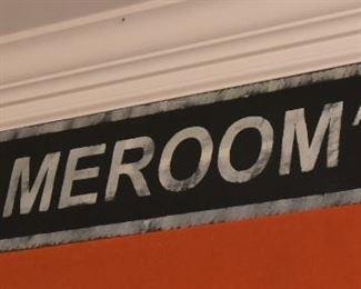 ITEM 74: Game Room Ave. Wood Sign  $25
40" long, 10" tall