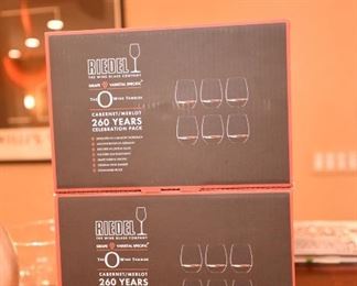 ITEM 78: Riedel Cabernet/Merlot Stemless Glasses Set of 6  $25 per box
Brand new in box.  Five boxes available