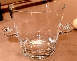 ITEM 81: Tiffany & Co Scroll Handle Ice Bucket  $35