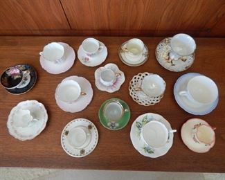#31 - $50 - (14) Tea Cups and Saucers