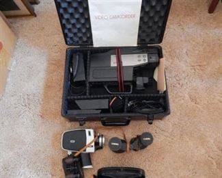 #56 - $30 - RCA Video Camcorder CPR-250, Hand Held BAUER C21 Super Camera, Centura Binoculars, Opera Glasses