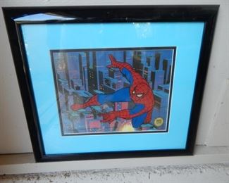 #90 - $40 - Marvel Spiderman Lithocel of edition of 10,000 with Certificate of Authenticity