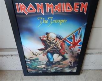 #91 - $60 - Iron Maiden "The Trooper" Poster - Poster is lenticular 3D it moves around