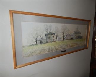 #142 - $20 - Framed Country Picture